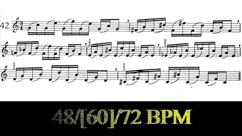 🎺🎺🎺 [TRUMPET WARM-UPS] 100 Original Daily Warm Ups for Trumpet or Cornet by (Charles Colin) 42