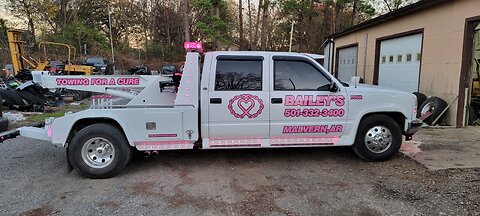 Part 2 breast cancer tow truck build.