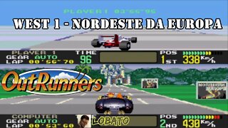 OutRunners (Mega Drive) - Trajeto: Nordeste da Europa