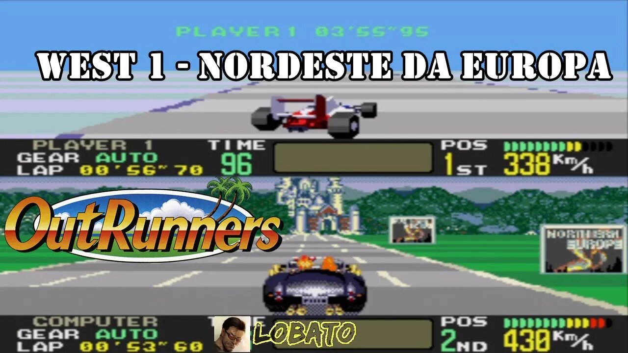 OutRunners (Mega Drive) - Trajeto: Nordeste da Europa