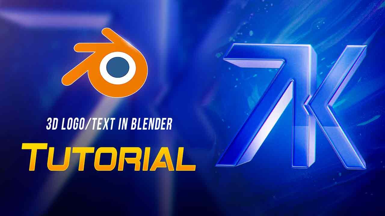 How to Make 3D Logo/Text In Blender | 3D Tutorial