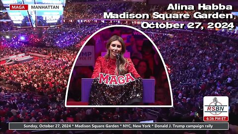 Alina Habba: Trump rally at Madison Square Garden 🎃 October 27, 2024