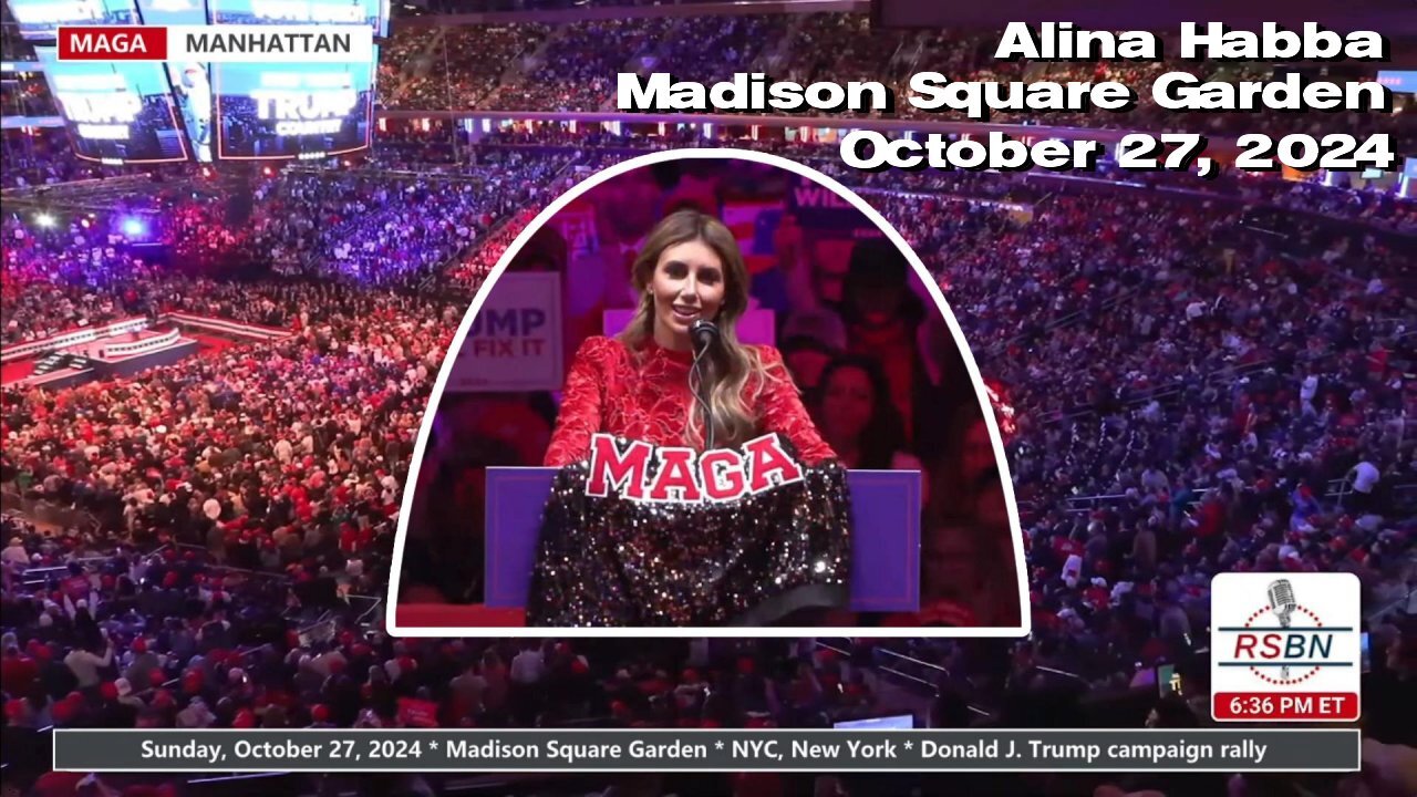 Alina Habba: Trump rally at Madison Square Garden 🎃 October 27, 2024