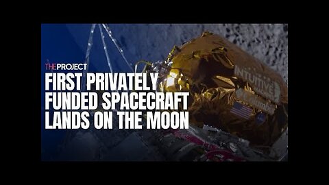 First Privately Funded Spacecraft Lands On The Moon