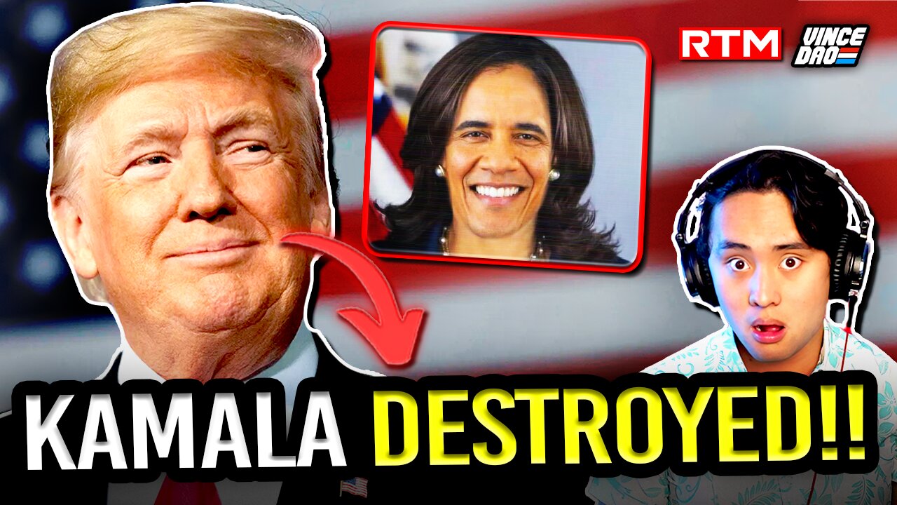 Trump Releases BRUTAL AD on Kamala Harris As Biden DROPS OUT!