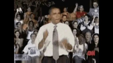 Obama dances 'The Delta Wimoweh' at his Delta Party (still can't dance though)