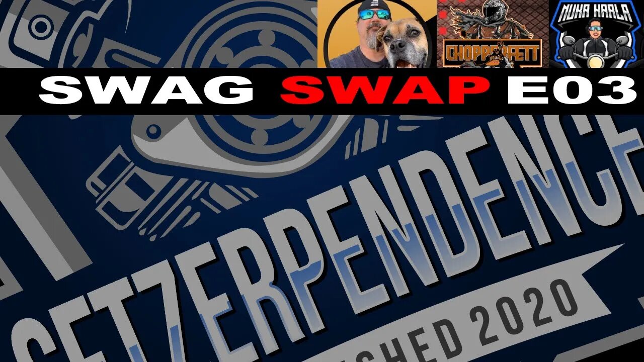 Setzerpendence Swag Swap [swapping with motovloggers] | and more