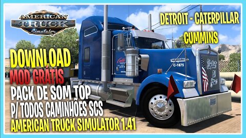 PACK DE SOM PARA TODOS CAMINHOES AMERICAN TRUCK SIMULATOR 1.41