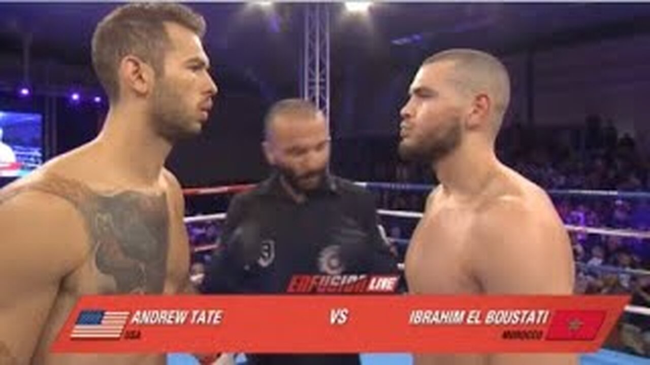 ANDREW TATE 🇺🇸 vs IBRAHIM EL BOUSTATI🇲🇦 TKO ROUND 1