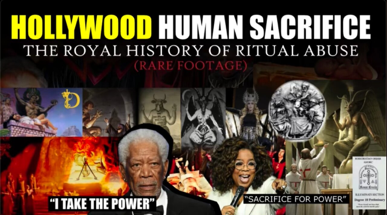 🔥Hollywood Human Sacrifice 🔥： Eye Opening History with Rare Footage