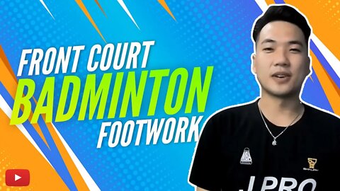 Front Court Badminton Footwork - The Chasse Step and Running Step featuring JPRO TV