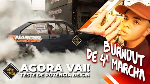 UM MONSTRO! TESTANDO A POTÊNCIA MÁXIMA DO CHEVETTE DRIFT