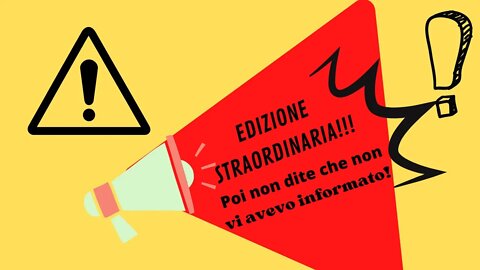 Edizione Straordinaria! Edizione Straordinaria!