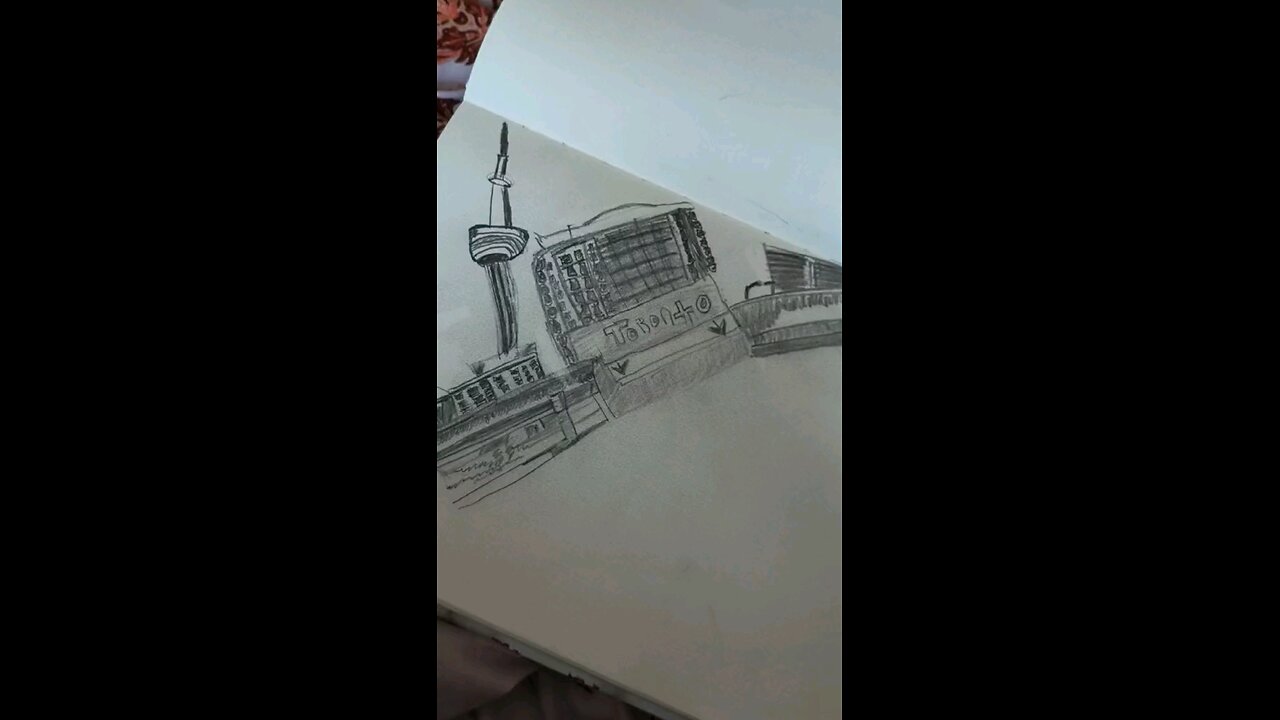 cn tower drawing