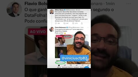 VEXAME! Milton Neves escancara a incompatibilidade das “pesquisas” eleitorais com as LIVES Bolsonaro