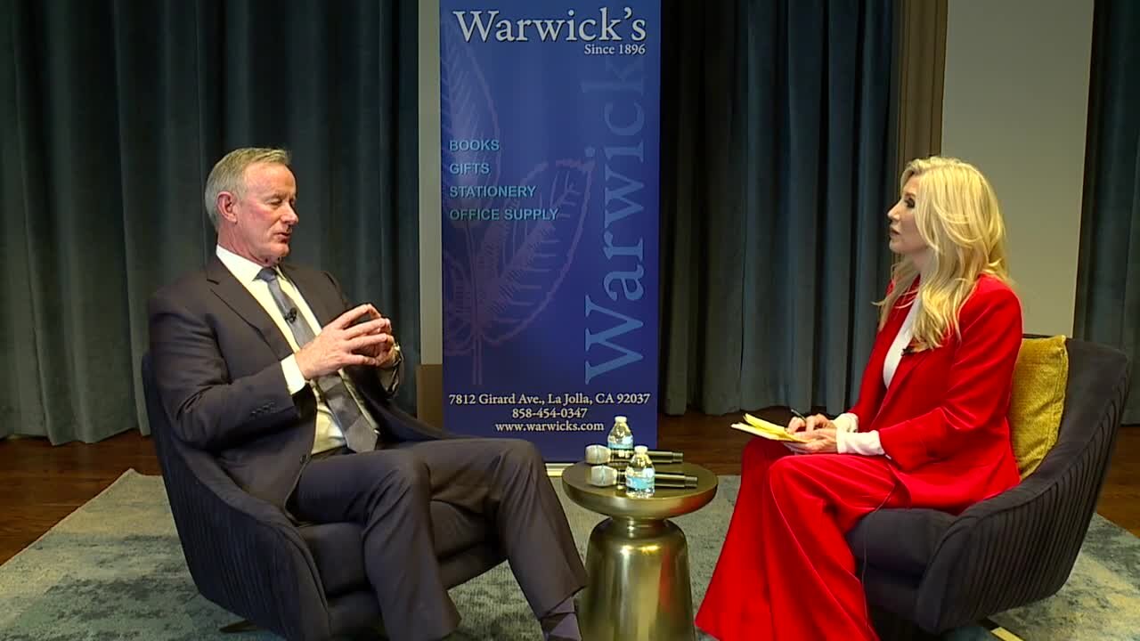 10News anchor Kimberly Hunt's extended interview with Admiral McRaven