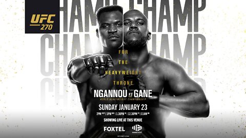 Fight Junkie: Francis Ngannou V Ciryl Gane UFC 270 Fight Prediction!