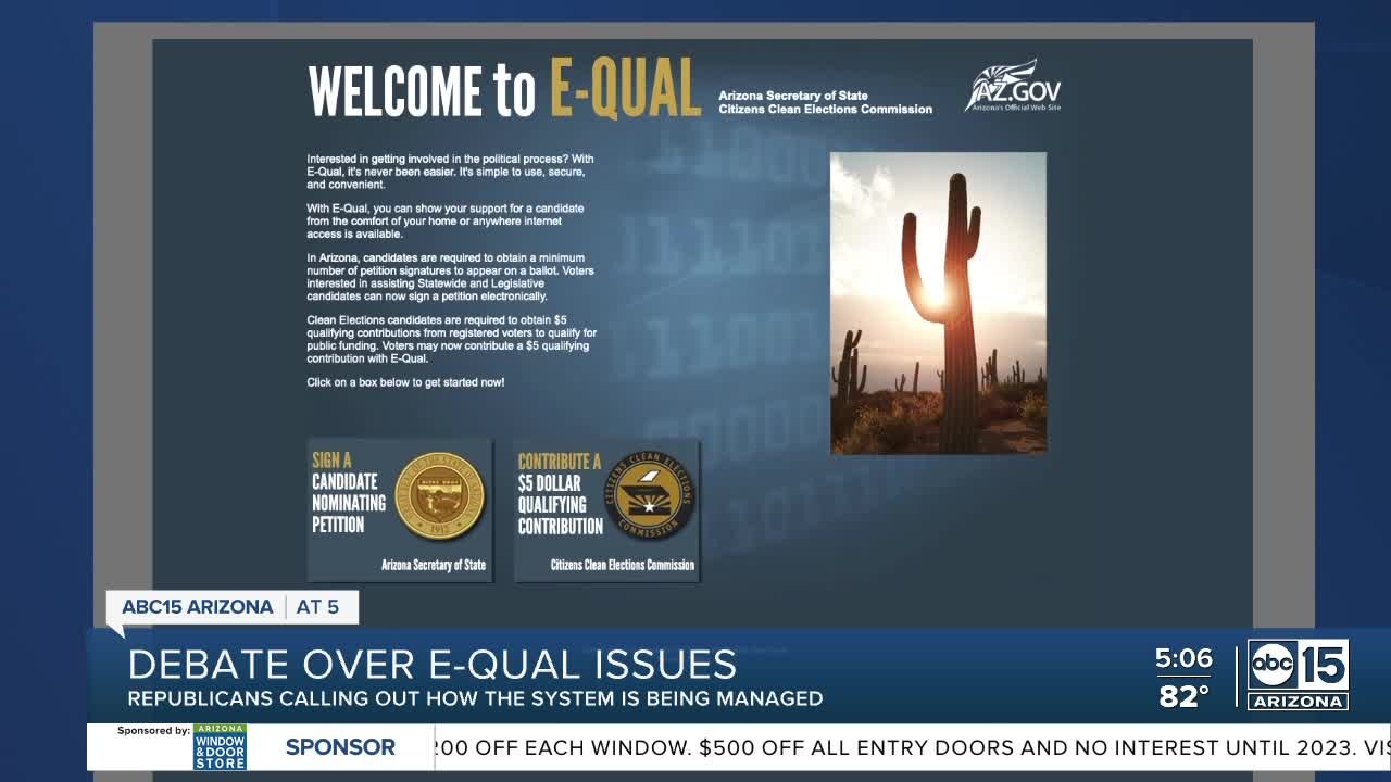 Arizona Republicans expressing concerns over E-Qual software problems