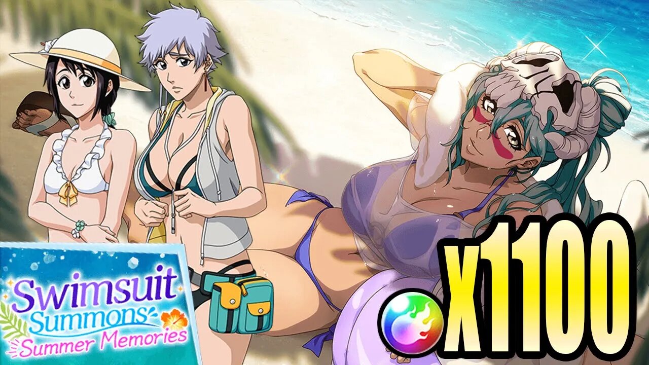 Bleach Brave Souls: Swimsuit Summons - Summer Memories - 1,100 Orbs