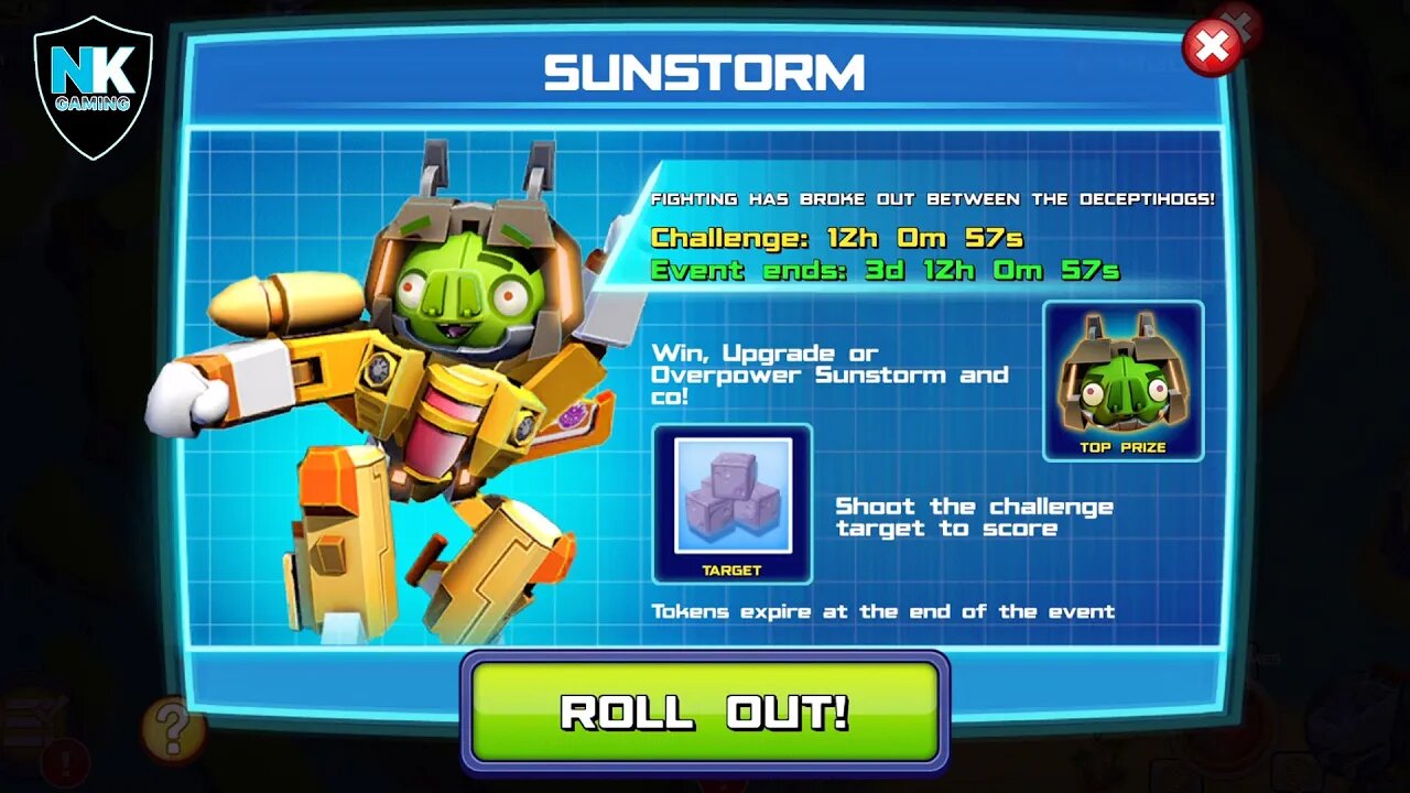 Angry Birds Transformers - Sunstorm Event - Day 3 - Mission 2