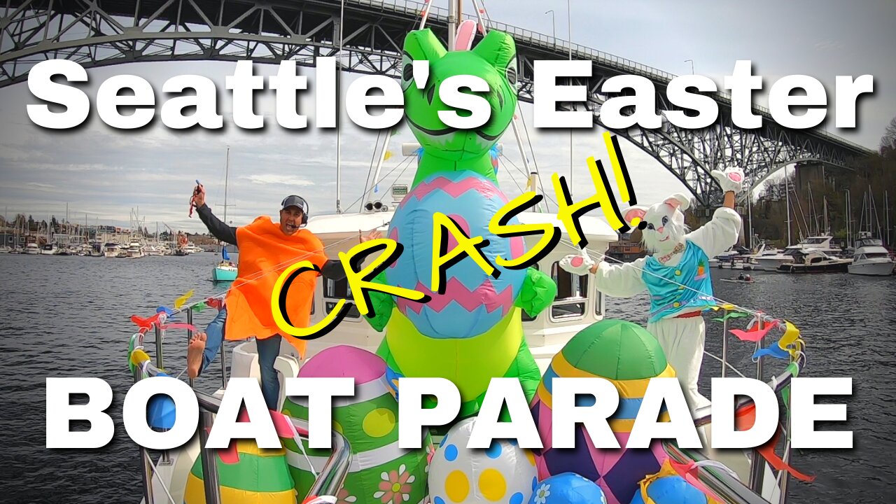 BOAT CRASH during Seattle's Easter boat parade! [MV FREEDOM]