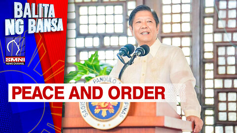 Peace and order sa bansa, tiniyak ni PBBM sa kanyang ikalawang SONA