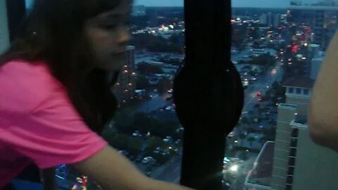 Family Sky Wheel on a rainy day