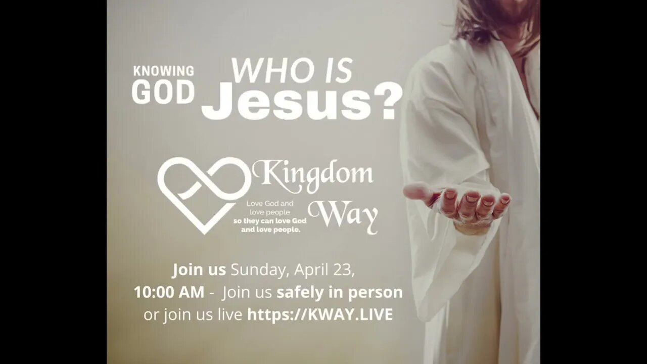 Who is Jesus? Coming this Sunday