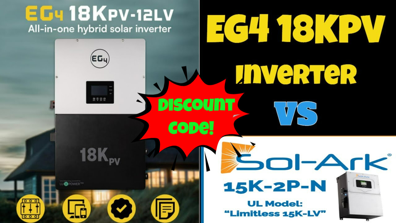 EG4 18KPV all in one Hybrid Solar Inverter Spec Review