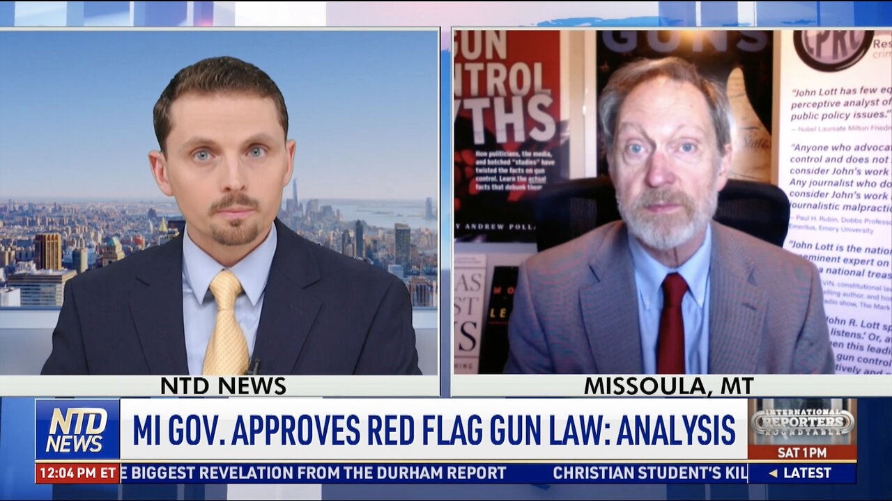 On NTD News: Michigan Governor Approves Red Flag Gun Law