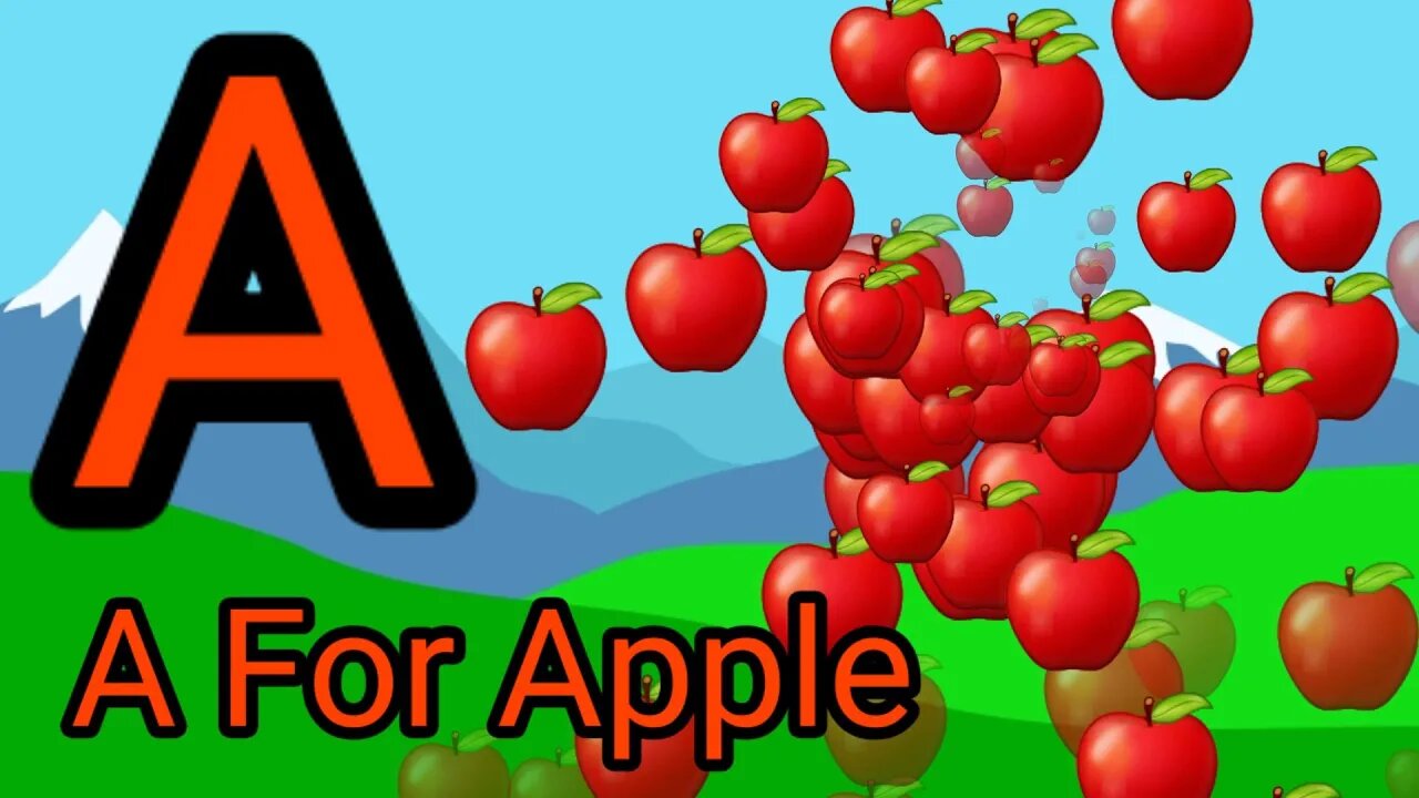 A For Apple b for ball l A Se Anar Aa Se Aam l ABCD song l alphabets apple l Study With PA