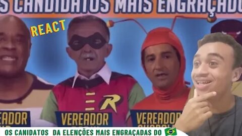 Reagindo Os candidatos mais engraçados das ELEIÇÕES do Brasil I