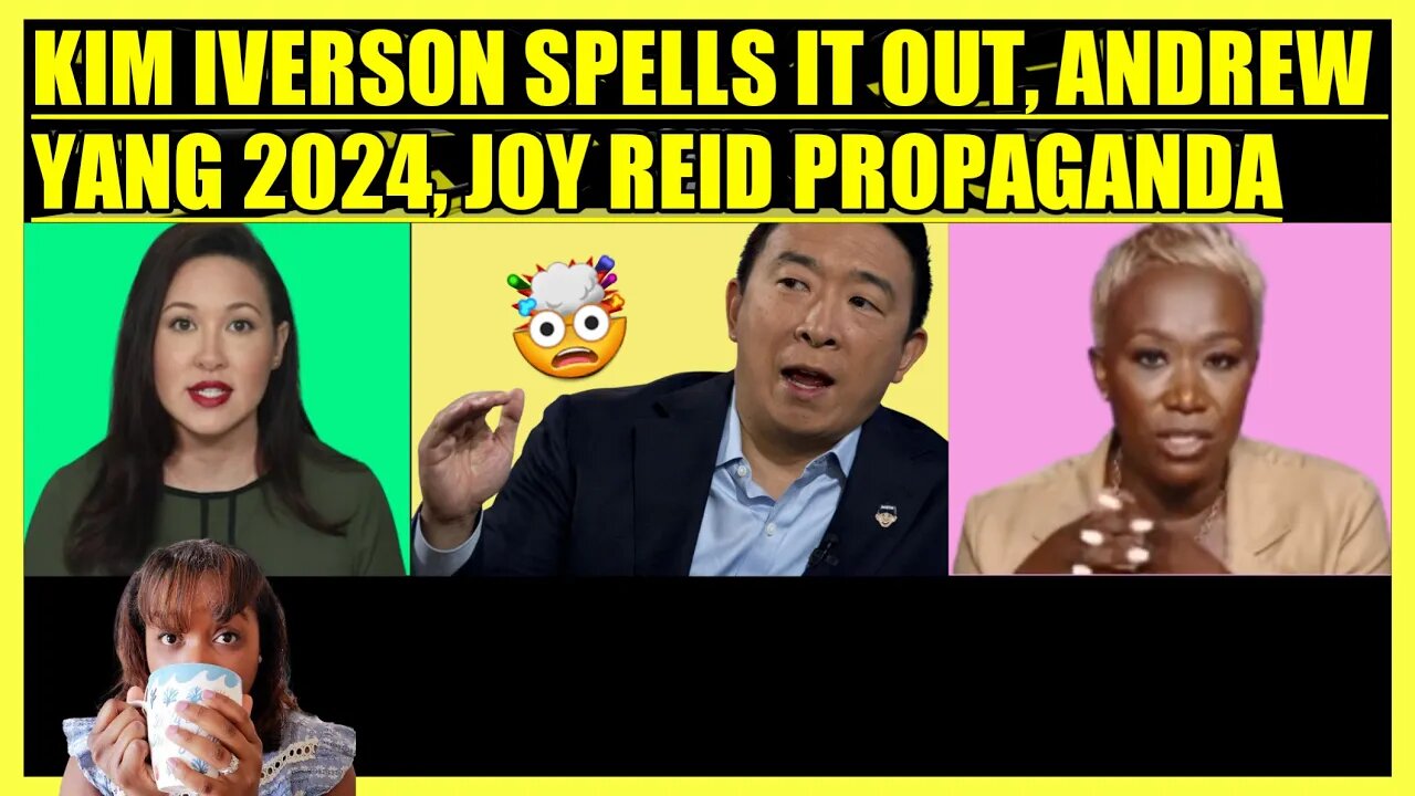 KIM IVERSEN SPEAKING FACTS, ANDREW YANG 2024, JOY REID PROPAGANDA