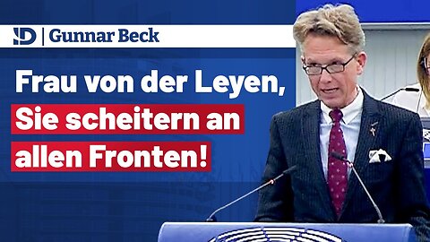 MdEP 𝐆𝐮𝐧𝐧𝐚𝐫 𝐁𝐞𝐜𝐤 ▶️ Frau von der Leyen, Sie scheitern an ALLEN Fronten!🙈🐑🐑🐑 COV ID1984