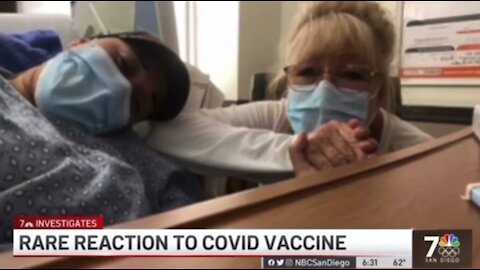 NBC Investigates: "Rare" reaction to COVID "vaccine"