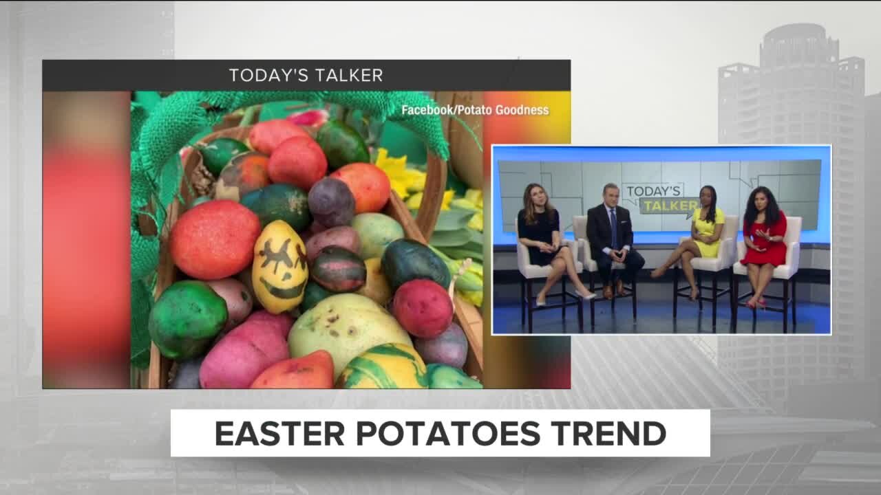 Today's Talker: High egg prices have people coloring potatoes for Easter instead