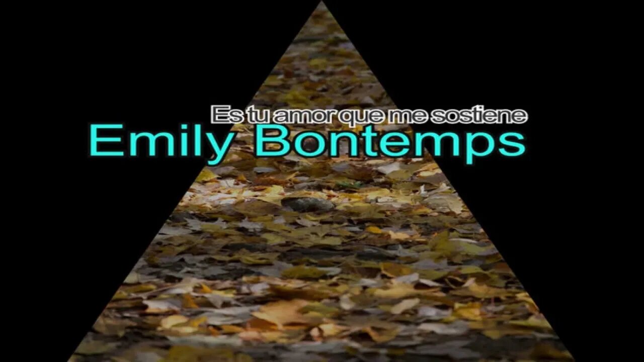 Emily Bontemps Es tu amor que me sostiene instrumental