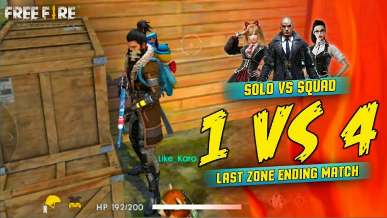 Last zone , Solo Vs Squad Full Gameplay | Samsung A32 📲 FreeFire