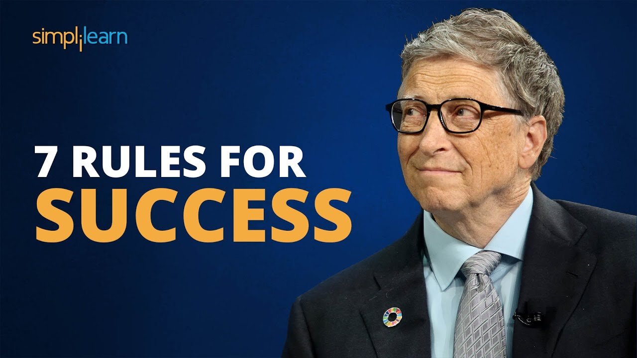 7 Rules For Success | 7 Best Lessons From Bill Gates | Bill Gates Motivational Speech