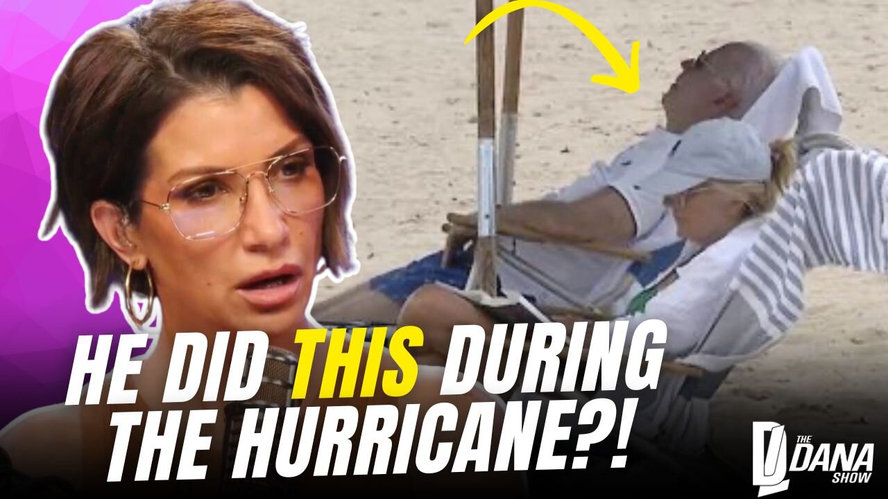 Biden Laid On The BEACH While MILLIONS Experienced Hurricane Helene?!