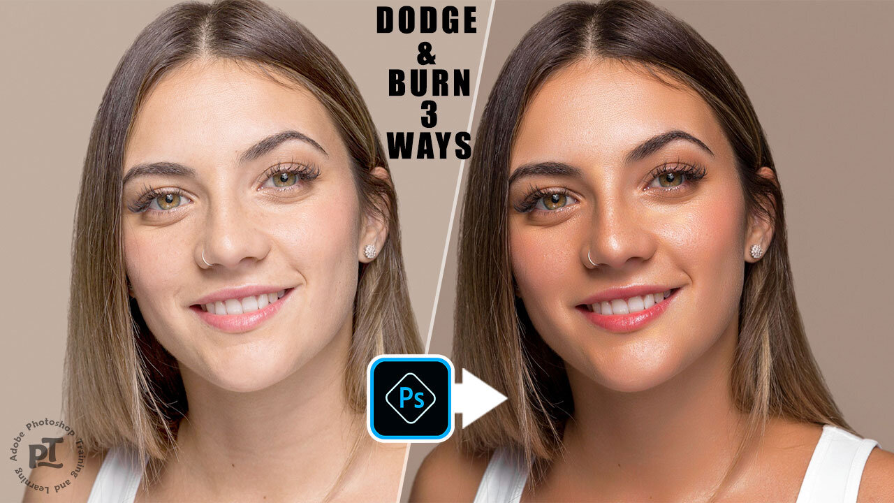 How to DODGE and BURN in Photoshop | 3 Ways