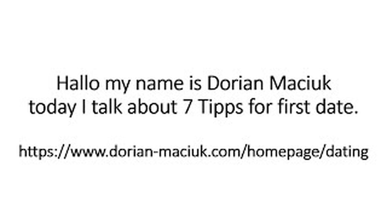 7 1st Date Tips Presentation