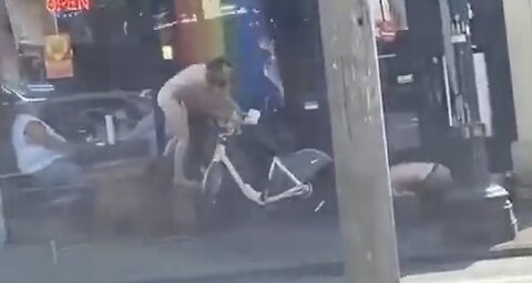 GRAPHIC: Have You Ever Seen a Naked Biker Fight?