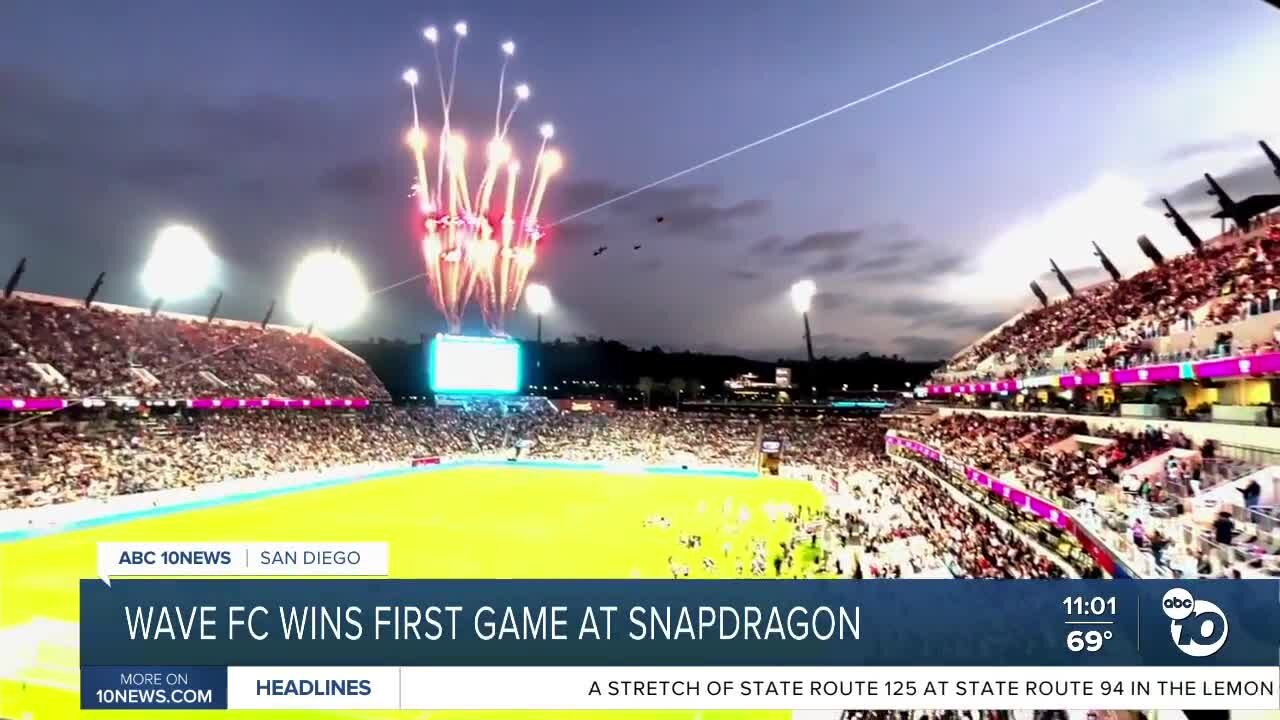 SD Wave win first game at Snapdragon