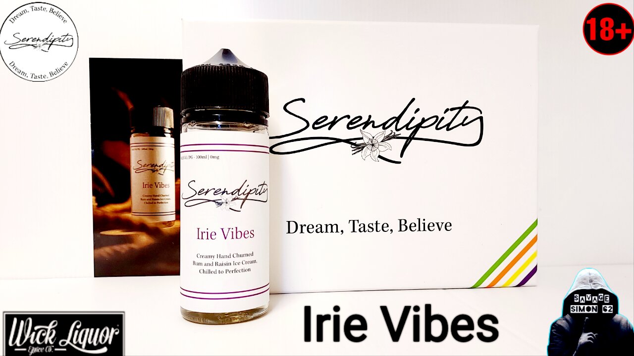 SERENDIPITY "IRIE VIBES" E-LIQUID REVIEW 🔞 #serendipity #wickliquor #ukeliquid