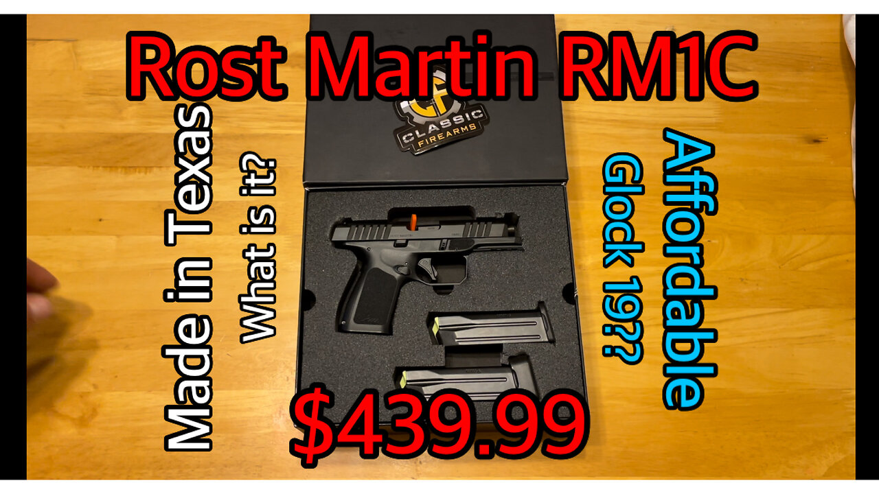 Rost Martin RM1C a new Made in the U.S.A #America #Patriot #USA #Texas