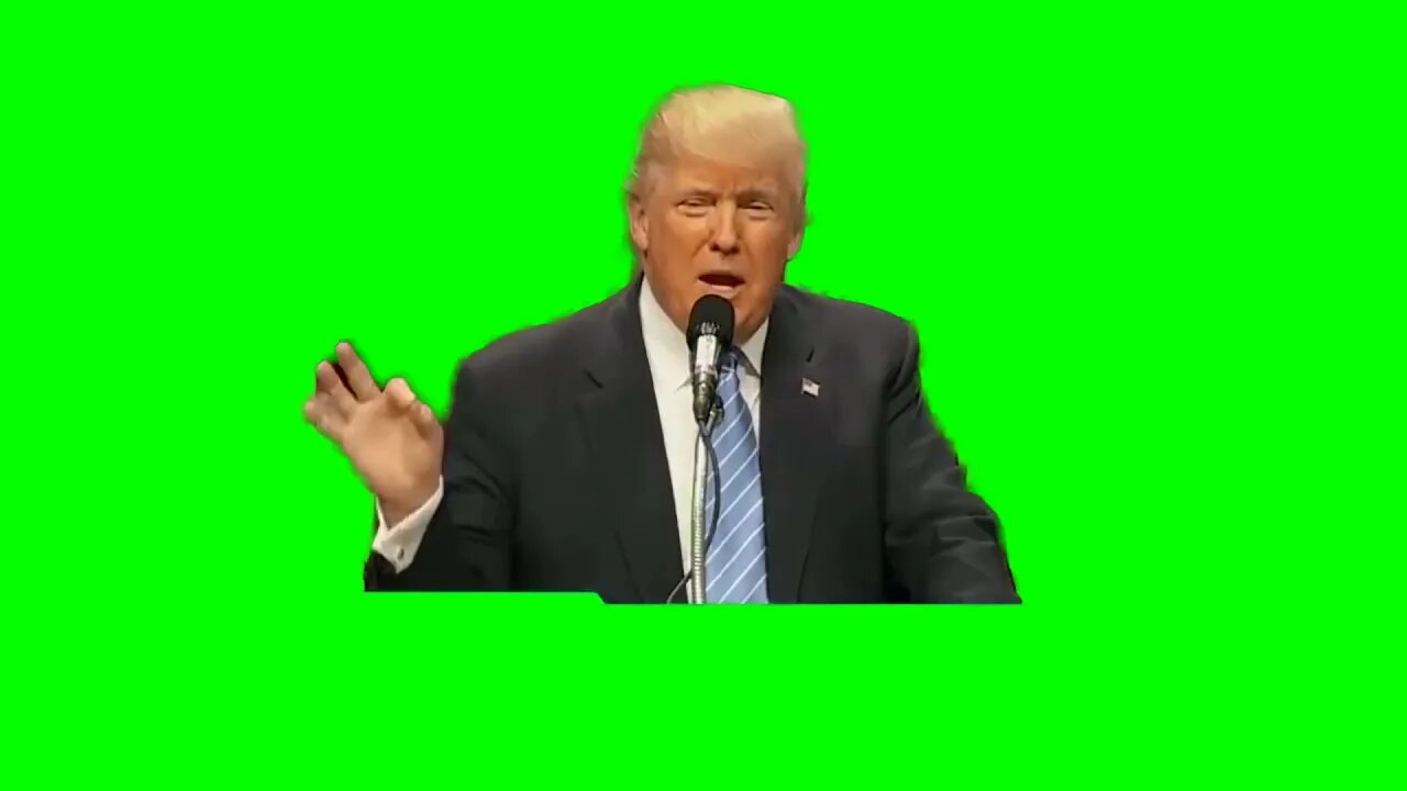 Build that wall trump greenscreen