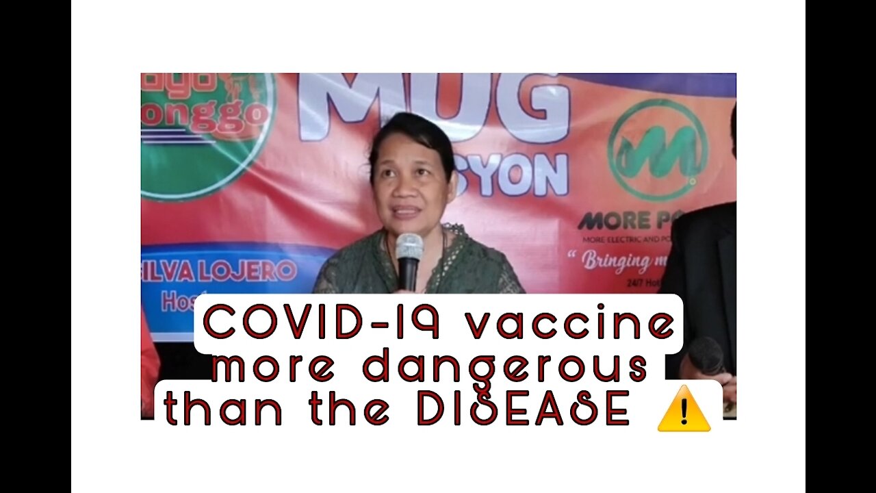 COVID-19 VACCINE MORE DANGEROUS THAN THE DISEASE!