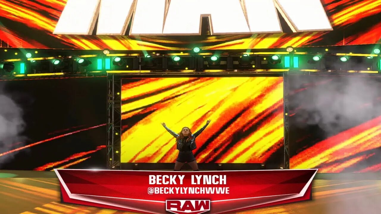 WWE 2k22 Becky Lynch Entrance