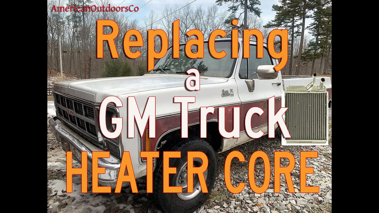 How To Install A GM Squarebody Truck Heater Core